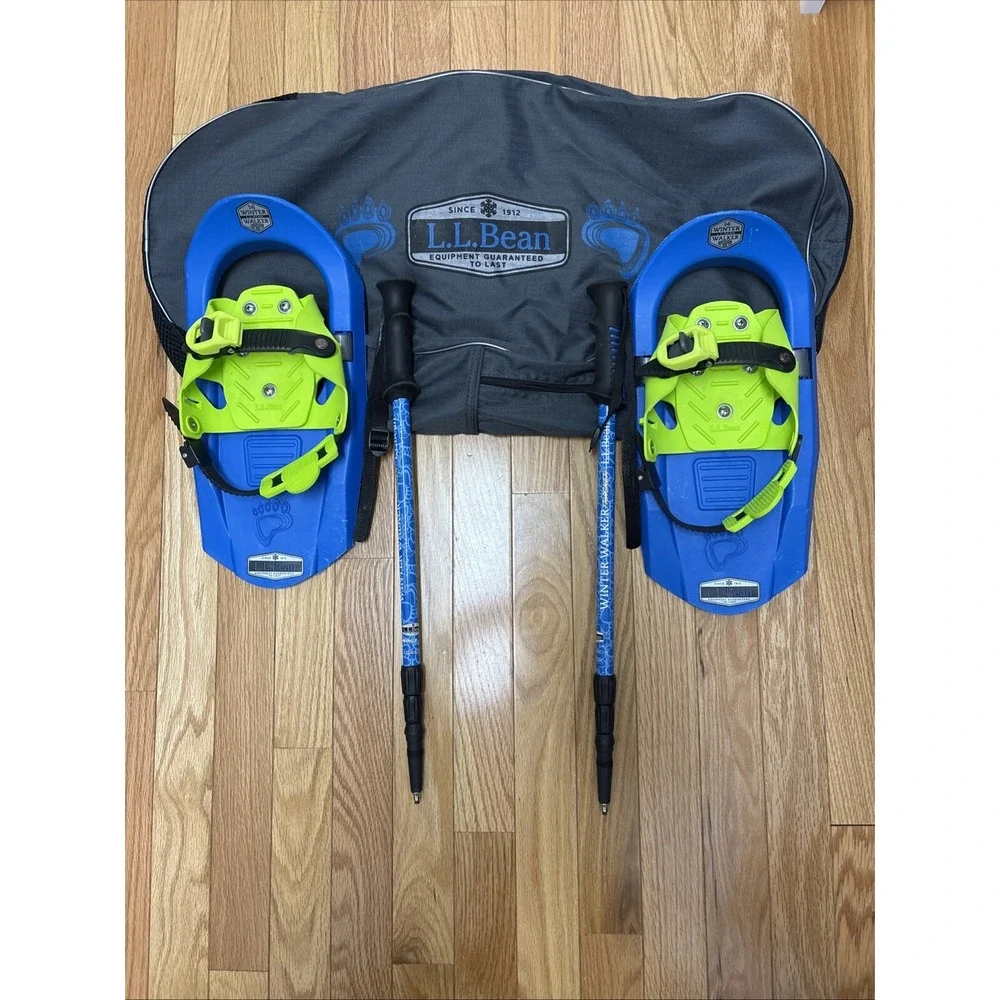 LL Bean Kids Snow Shoes Winter Walker 19
